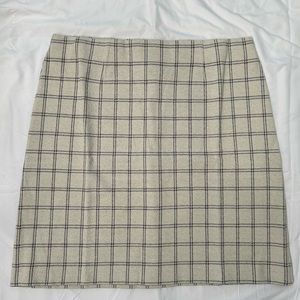 NWT J Jill Windowpane Skirt